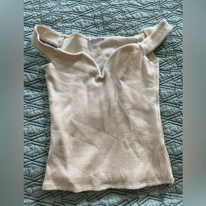 Reformation Sweetheart Ribbed Top